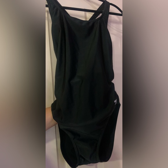Speedo Black Women's One Piece Swimsuit - Picture 1 of 5